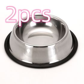 Classic Stainless Steel Bowls (Option: 22cm 2pcs)