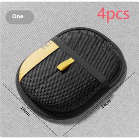 Cat Hair Cleaner Cat Hair Removal And Adsorption Artifact Hair Brush (Option: Black-4PCS)